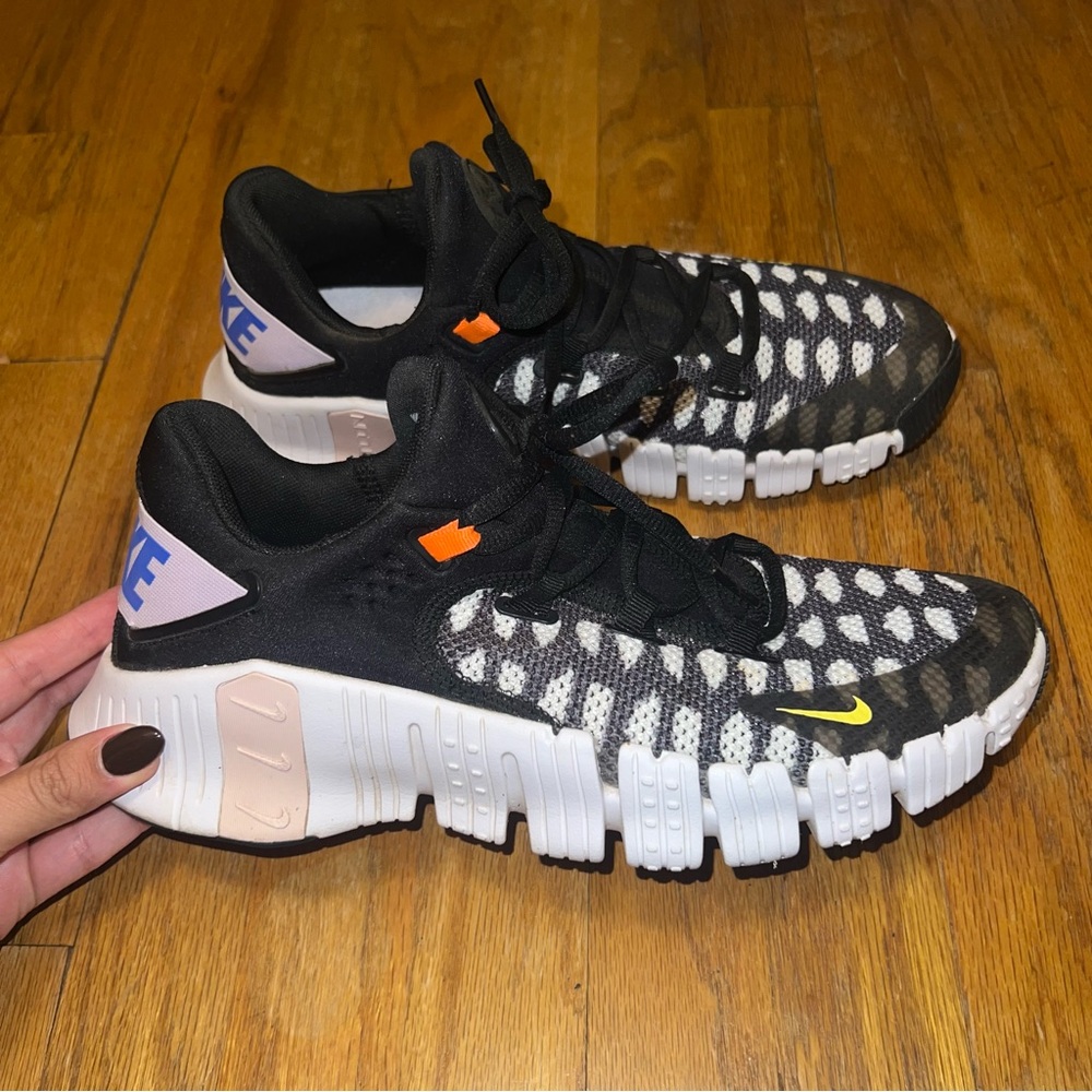 Nike Free Metcon 4 'Printed Black White' size 10 - Picture 3 of 8